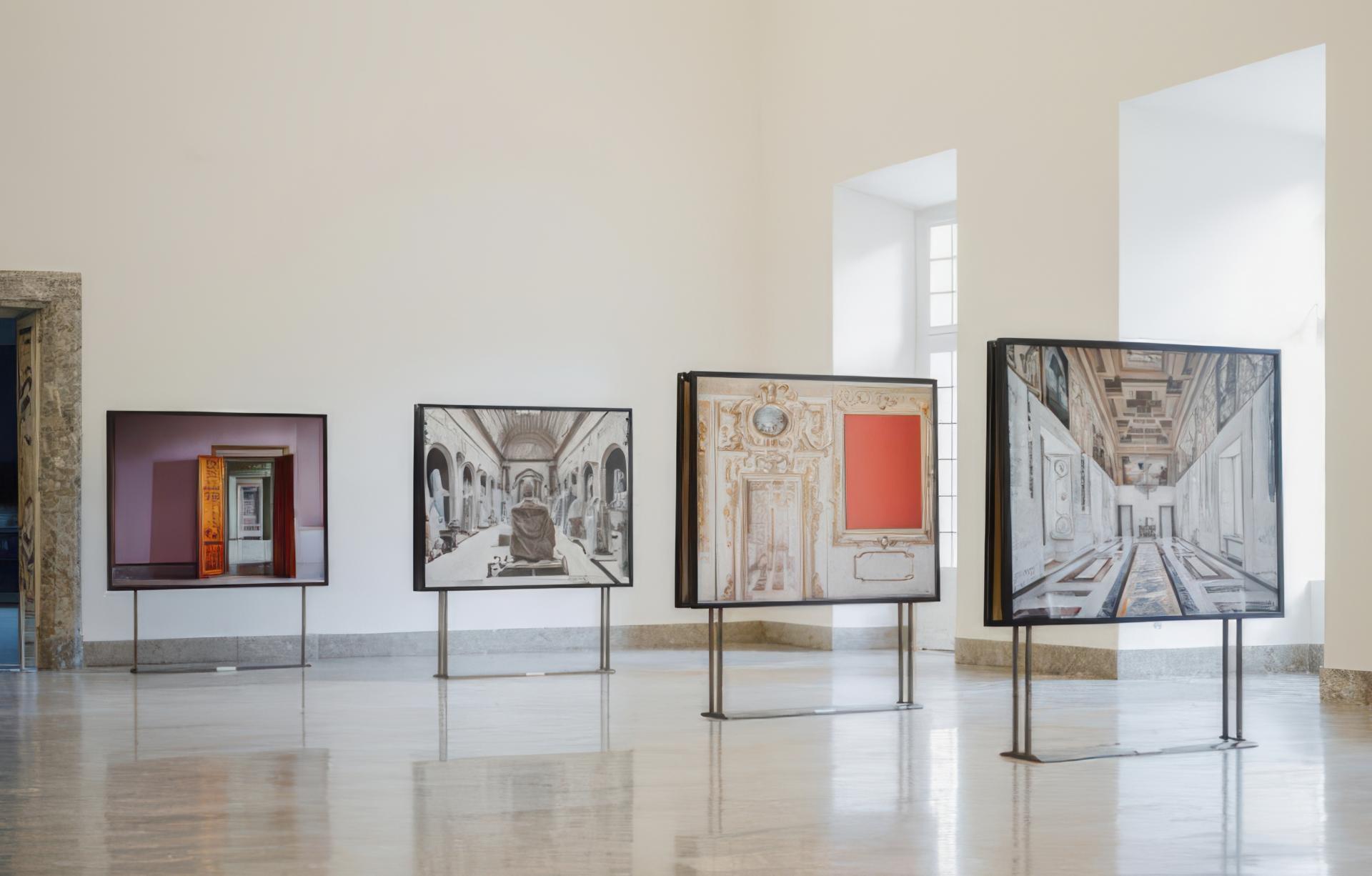 Dietro le quinte della stampa di grande formato per la mostra “Prospettive” di Massimo Listri alla Reggia di Caserta